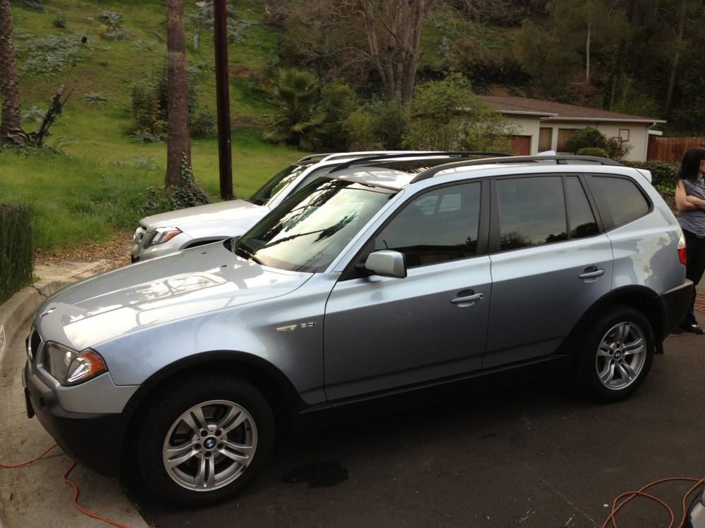 The same sport utility vehicle after window tinting by TNT Window Tinting